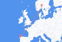 Рейсы из Сантьяго-де-Компостела, Испания в Осло, Норвегия