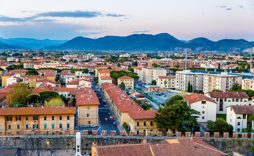View of Pisa from the tower - Italy