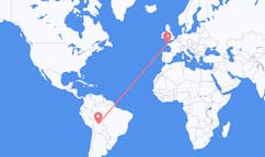 Flyrejser fra Trinidad, Bolivia til Brest, Frankrig