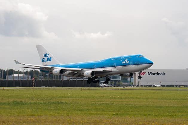 Privater AMS-Transfer vom Flughafen Schiphol bei der Ankunft in die Stadt Amsterdam