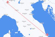 Flug frá Pescara, Ítalíu til Mílanó, Ítalíu