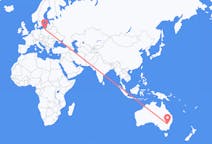 Flyreiser fra Parkes, Australia, til Gdansk, Australia