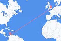 Flights from Barranquilla, Colombia to London, England