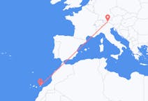 Flyreiser fra Innsbruck, Østerrike til Ajuy, Spania