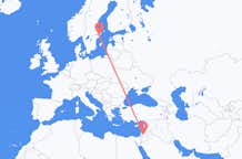 Flyreiser fra Amman, Jordan til Stockholm, Sverige