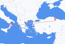 Flyrejser fra Lamezia Terme, Italien til Karamustafapasa, Tyrkiet
