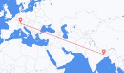 Flights from Durgapur, India to Friedrichshafen, Germany