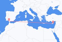 Vluchten van Larnaca, Cyprus naar Jerez, Spanje