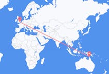 Flyrejser fra Bamaga, Australien til London, England