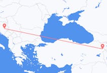 Vluchten van Iğdır, Turkije naar Sarajevo, Bosnië en Herzegovina