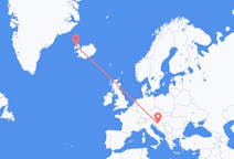 Flights from Zagreb, Croatia to Ísafjörður, Iceland