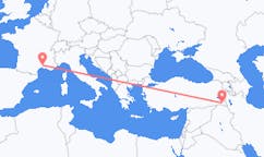 Flights from Hakkâri, Turkey to Nîmes, France