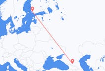 Flights from Nalchik, Russia to Turku, Finland