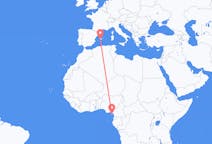 Flyreiser fra Malabo, Ekvatorial-Guinea til Palma, Spania