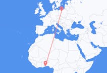 Flyrejser fra Lomé, Togo til Bydgoszcz, Polen