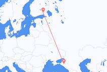 Flights from Krasnodar, Russia to Lappeenranta, Finland