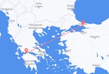 Flights from Istanbul, Turkey to Patras, Greece