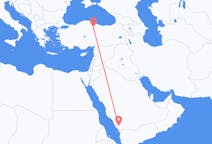 Flights from Abha, Saudi Arabia to Amasya, Turkey