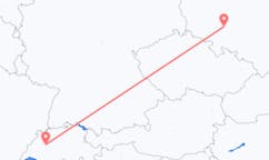 Vluchten van Bern, Zwitserland naar Wroclaw, Polen