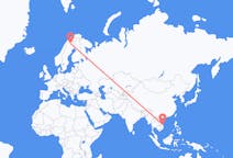 Flights from Chu Lai, Vietnam to Kiruna, Sweden