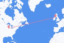 Flights from Chicago, the United States to Belfast, the United Kingdom