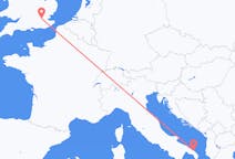 Flyrejser fra Brindisi, Italien til London, England