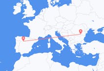 Flyreiser fra Valladolid, Spania til București, Romania