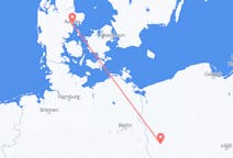 Flights from Aarhus, Denmark to Zielona Góra, Poland