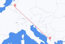 Lennot Maastrichtista, Alankomaat Ohridiin, Pohjois-Makedonia
