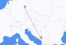 Flights from Podgorica in Montenegro to Leipzig in Germany