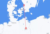Flyreiser fra Berlin, Tyskland til Ängelholm, Sverige