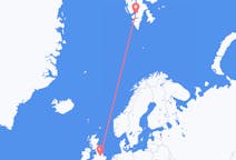 Flyrejser fra Nottingham til Svalbard