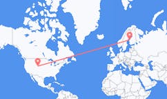Flyrejser fra Laramie, USA til Vaasa, Finland