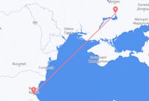 Flyrejser fra Zaporizhia, Ukraine til Burgas, Bulgarien