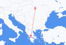 Fly fra Patras til Cluj-Napoca