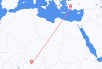 Flyg från Abuja, Nigeria till Dalaman, Turkiet
