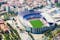 Photo of aerial view of Camp Nou ,stadium of FC Barcelona, Spain.