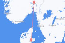 Flyreiser fra Aarhus, Danmark til Oslo, Norge