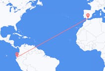 Flyreiser fra Guayaquil, Ecuador til Malaga, Spania