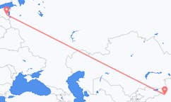 Flyreiser fra Aksu City, til Tartu