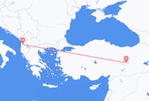 Flyreiser fra Tirana, Albania til Elazig, Tyrkia