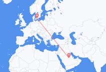 Flights from Riyadh, Saudi Arabia to Malmö, Sweden