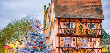 Visite d'une journée complète des marchés de Noël et des vins d'Alsace au départ de Strasbourg