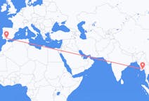 Flyrejser fra Rangoon til Sevilla