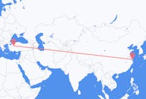 Flyrejser fra Shanghai, Kina til Eskişehir, Tyrkiet