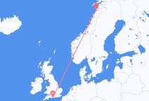 Flyg från Bodø till Bournemouth
