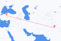 Flights from Chandigarh to Ankara