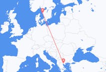 Voli da Salonicco, Grecia a Göteborg, Svezia