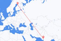 Flyreiser fra Ahmadabad, India til Uleåborg, Finland