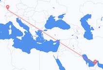 Flyrejser fra Dubai, De Forenede Arabiske Emirater til Strasbourg, Frankrig